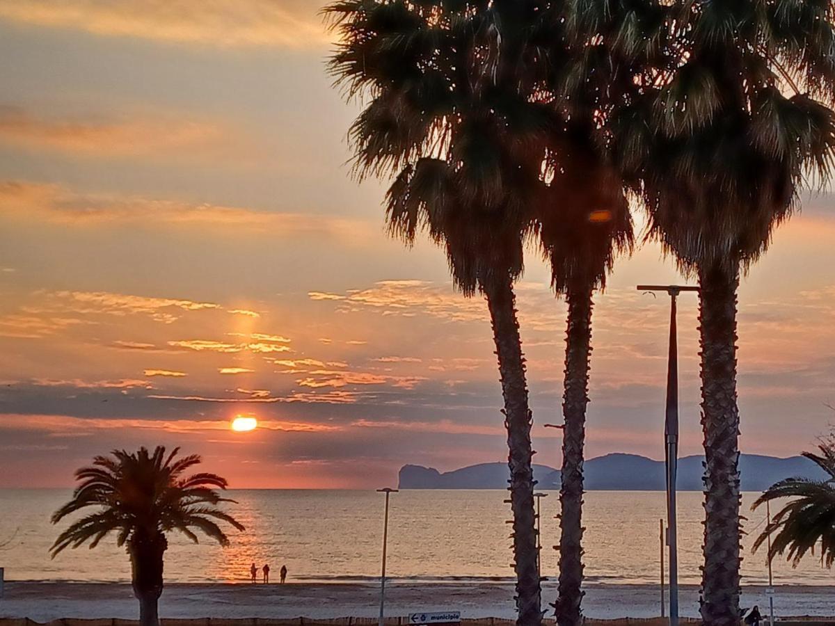 Orange Sunset, Seaview & Beach Front Alghero Luaran gambar